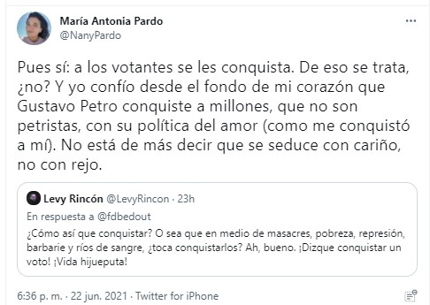  - El despecho de Levy Rincón porque Gustavo Petro ya no le para bolas