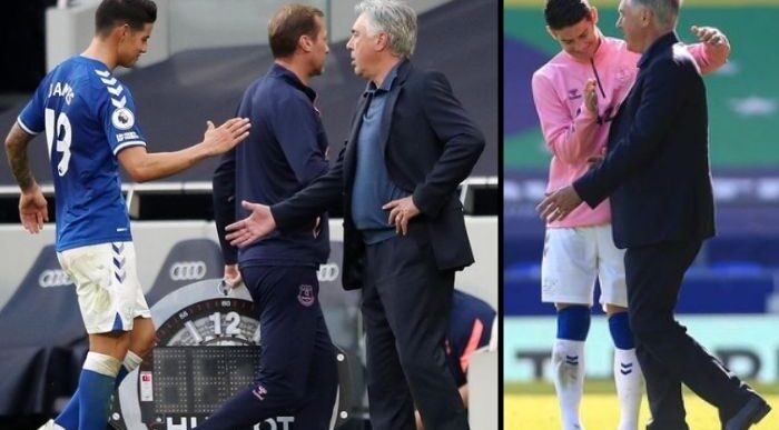 Fotos de James Rodríguez y Carlo Ancelotti - Sin Ancelotti y fuera de la selección: la pesadilla que vive James Rodríguez