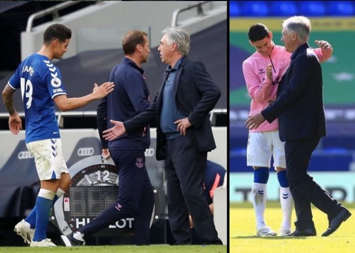 Sin Ancelotti y fuera de la selección: la pesadilla que vive James Rodríguez