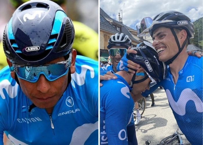 Sin Nairo el Movistar aprendió a trabajar para sus líderes