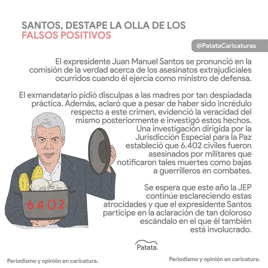  - Caricatura: Santos, ante la verdad