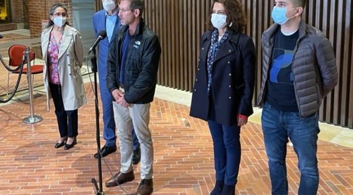 am-negociadores - Los cinco del gobierno con el chicharrón de negociar el paro