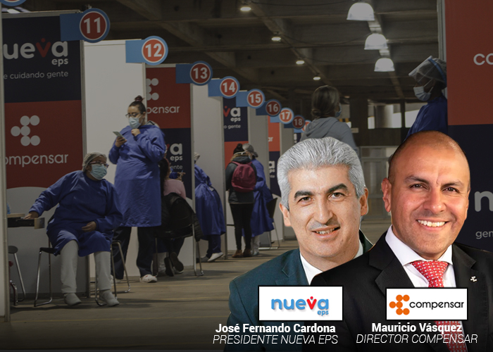 Las dos EPS gigantes de Bogotá armaron el centro de vacunación más grande de Colombia