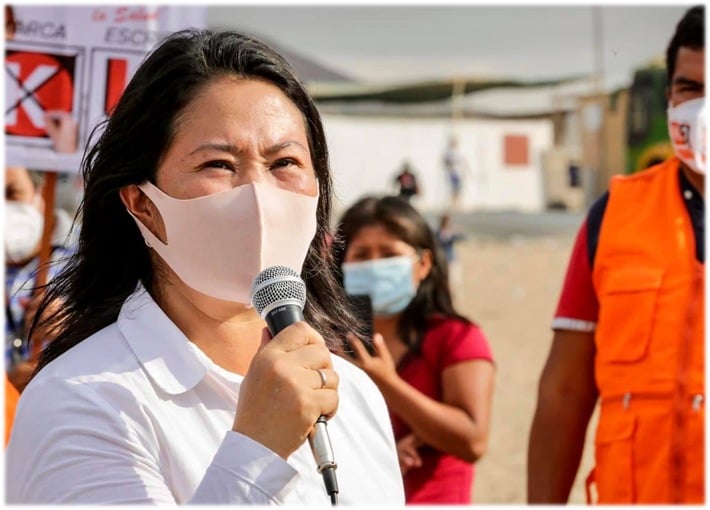 Revés judicial para Keiko Fujimori en su combate por la Presidencia