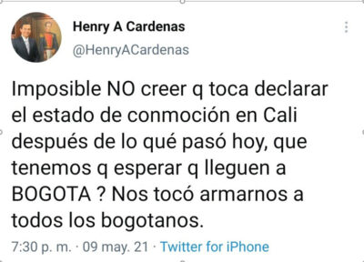  - “Señor Henry, buenos días, cuéntenos, ¿cómo le amaneció su Porsche?”