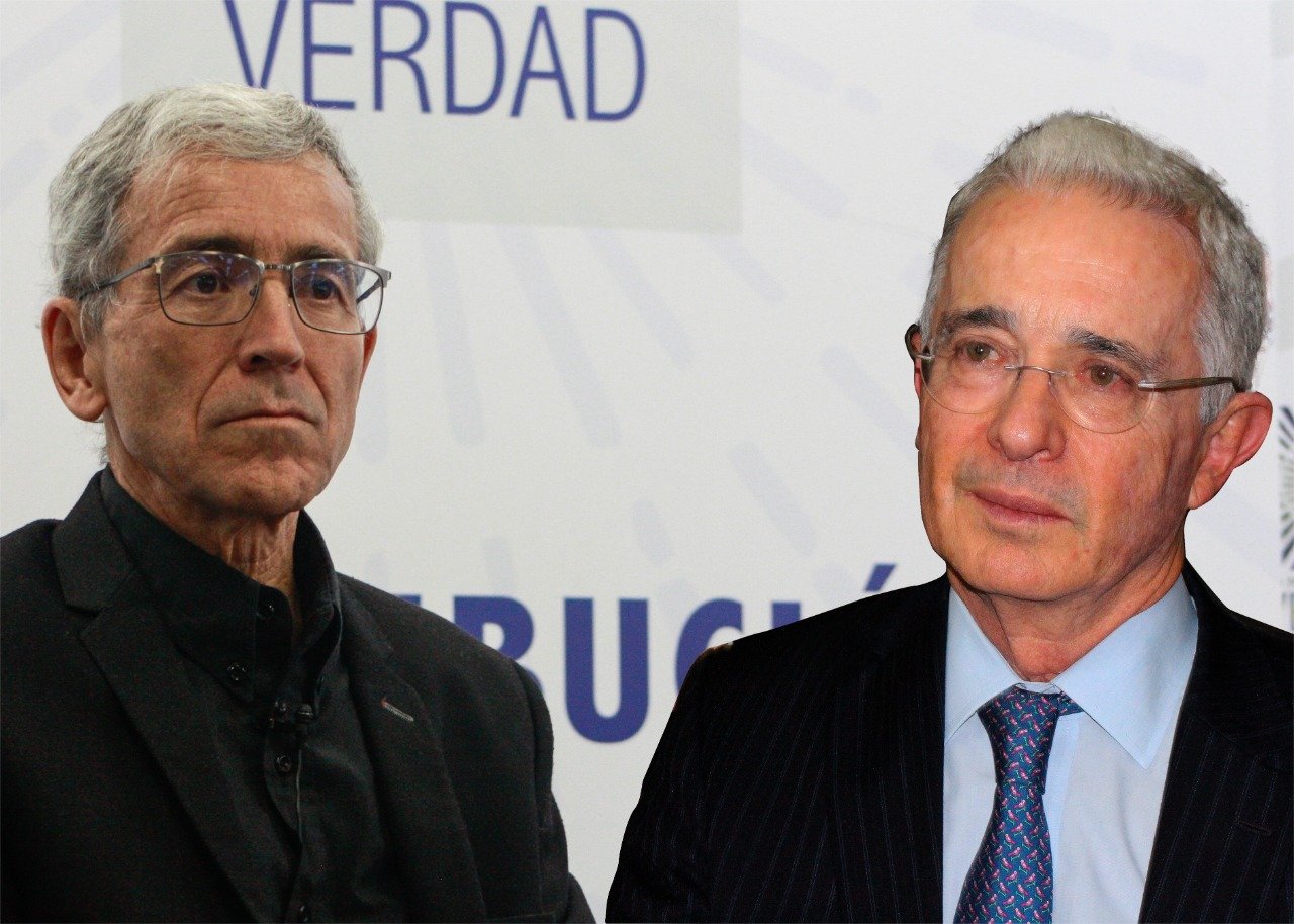 Uribe se confiesa con Vicky Dávila y no con el Padre de Roux en la Comisión de la Verdad
