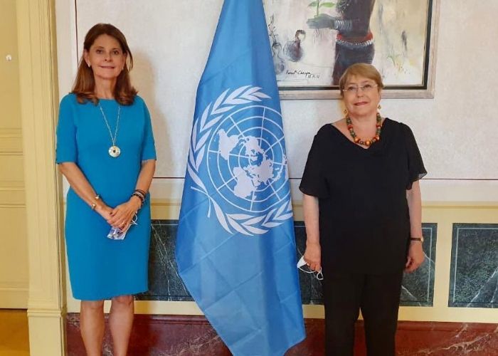 La bebe que se le atravesó a Marta Lucía Ramírez en España