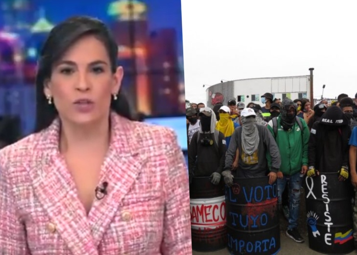 El odio de Noticias RCN con los encapuchados