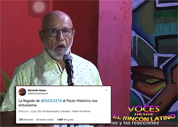 El cura Hoyos reapareció apoyando a Petro