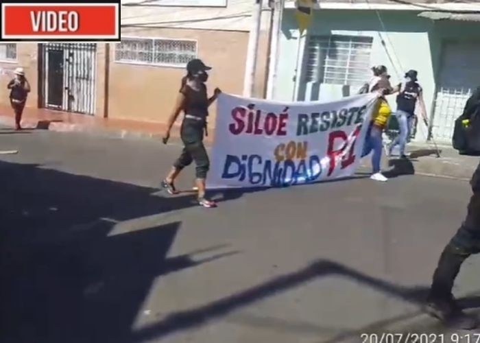 Video: Así empiezan a salir manifestantes de Siloé