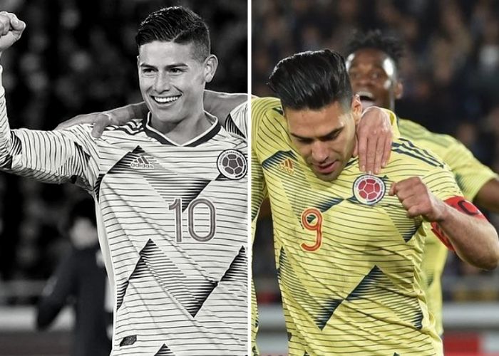 Hasta haciendo publicidad Falcao es mucho mejor que James