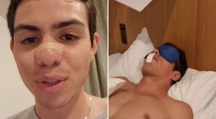 Higuita y Rigo - La venganza de Sergio Higuita con Rigo por grabarlo durmiendo