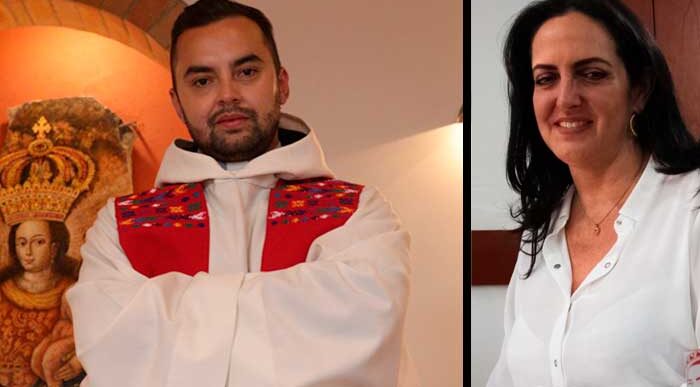 Sacerdote y Maria Fernanda Cabal - El cura que paró a María Fernanda Cabal