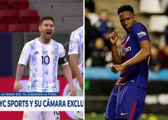 Cuando Messi disfrutó el baile de Yerry Mina: ahora se burla del colombiano