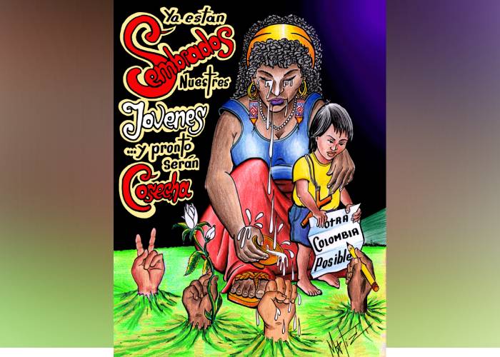 Caricatura: Si la horrible noche siembra nuestros hijos, la Colombia nueva tendrá buena cosecha