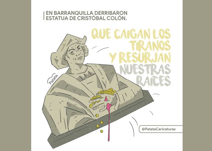 Caricatura: ¡Que caigan los tiranos!