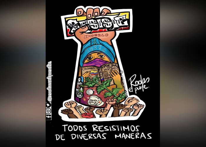 Caricatura: Somos resistencia