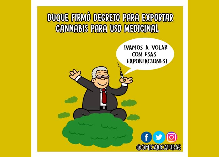 Caricatura: ¡Vamos a volar con esas exportaciones!