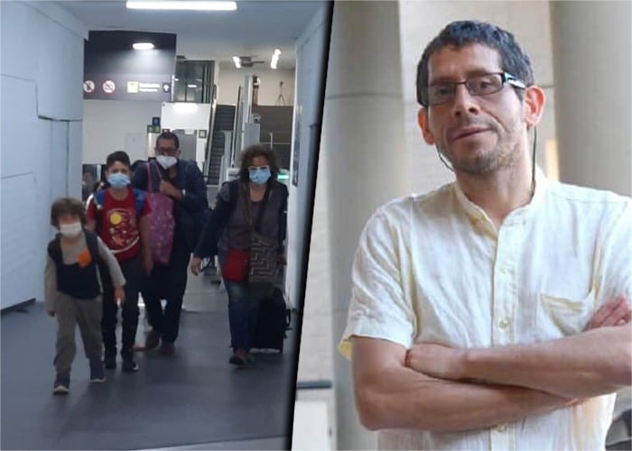 Después de estar 17 horas retenido, liberal al profesor Guzman en México