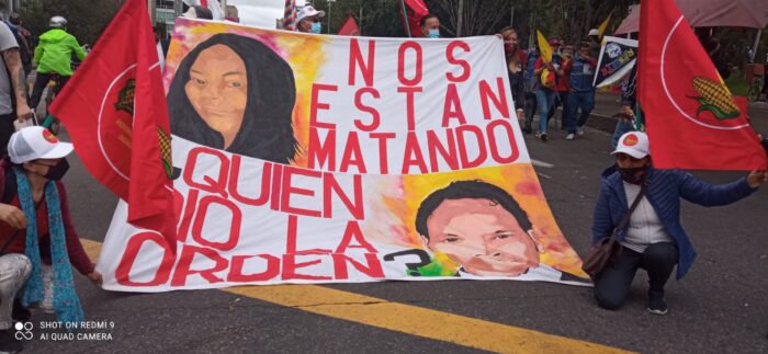  - Las calles de Bogotá empiezan a llenarse de manifestantes