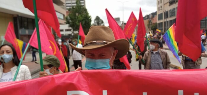  - Las calles de Bogotá empiezan a llenarse de manifestantes
