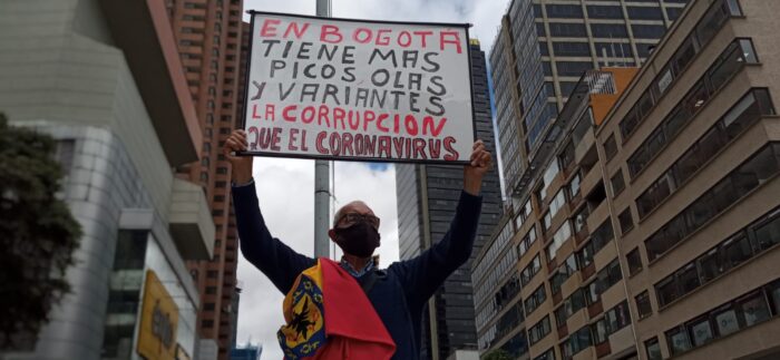  - Las calles de Bogotá empiezan a llenarse de manifestantes