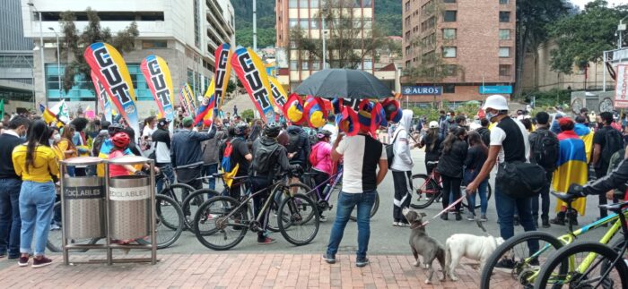  - Las calles de Bogotá empiezan a llenarse de manifestantes