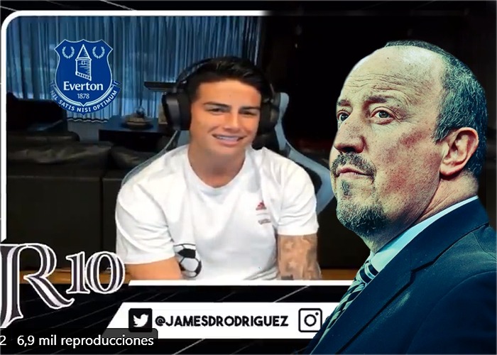 Rafa Benítez echó a James del Everton: esta es la prueba