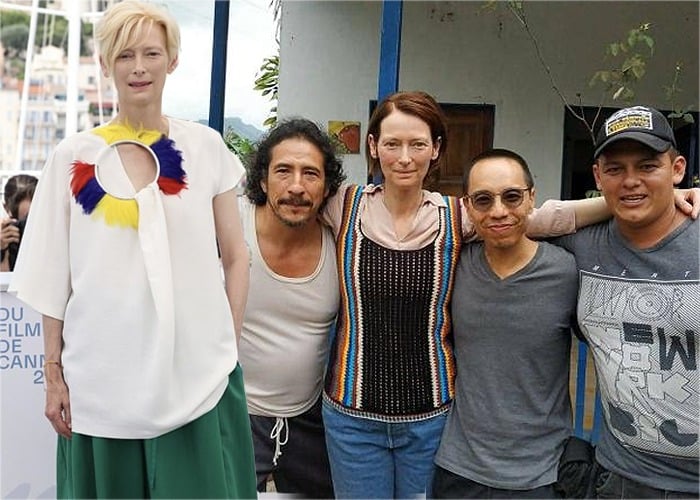 Los días felices en Colombia de la actriz Tilda Swinton que ganó en Cannes