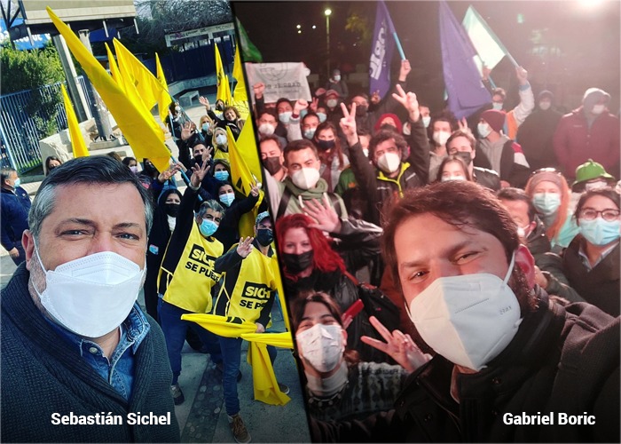 Caras jóvenes en la pelea por la presidencia de Chile en Noviembre