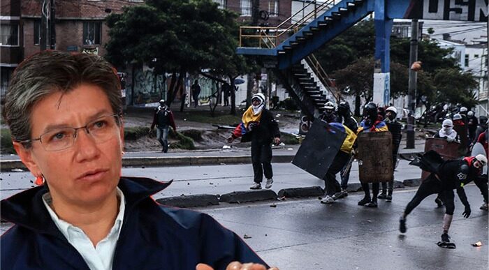  - Primera Línea deja plantada a la alcaldesa Claudia López