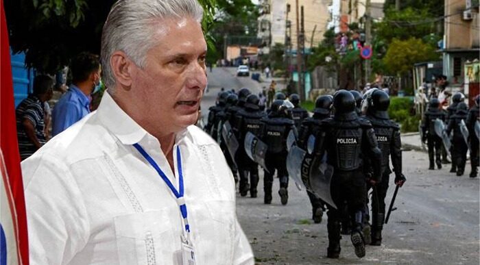  - Díaz-Canel tilda de "mentira" la represión de las protestas en Cuba y le pide unidad a los cubanos