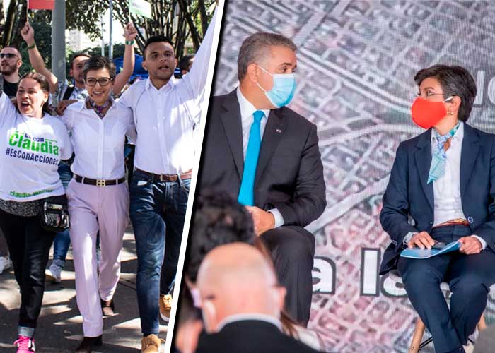 Lento pero firme, el acercamiento de Claudia López a Iván Duque