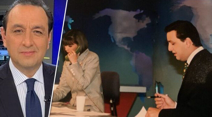  - Así lucía Jorge Alfredo Vargas junto a Tata Uribe hace más de 20 años