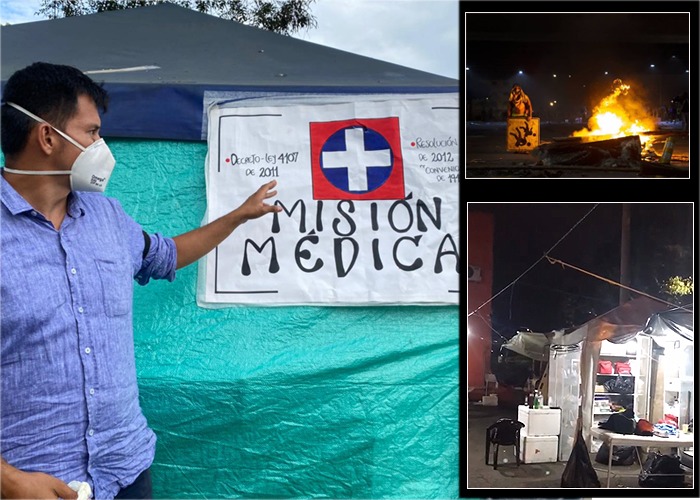 Así es la misión médica que atiende a los heridos de la primera línea en Cali