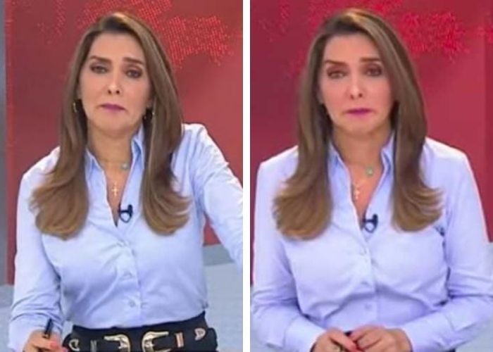 El llanto de Mónica Rodríguez en el noticiero