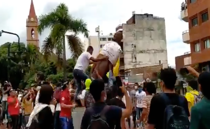  - Las estatuas que se llevó el Paro Nacional