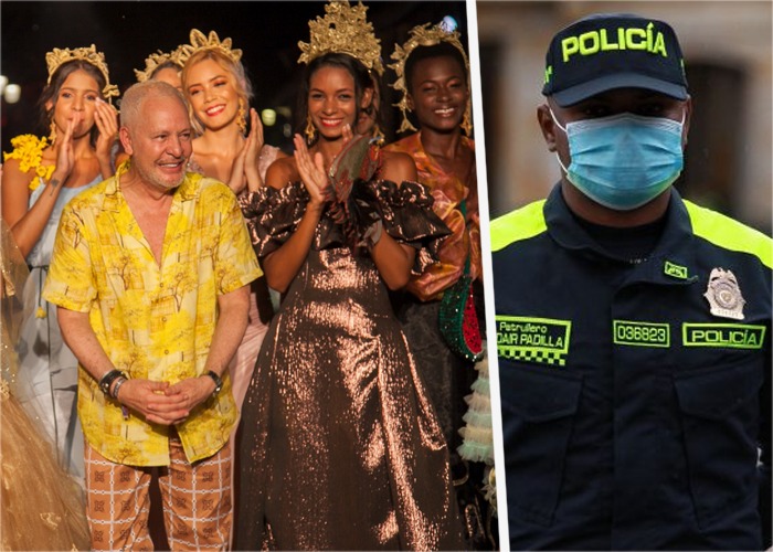 Hernán Zajar, famoso por sus trajes para reinas, el diseñador del nuevo uniforme de la policía