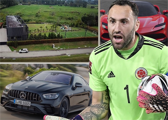 Los lujos de David Ospina logrados a punta de tapadas