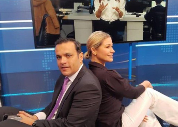 FOTOS: Los momentos de relax de Juan Diego Alvira en las emisiones de Noticias Caracol
