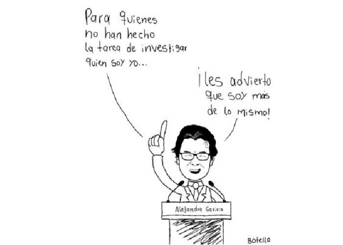 Caricatura: advertencia
