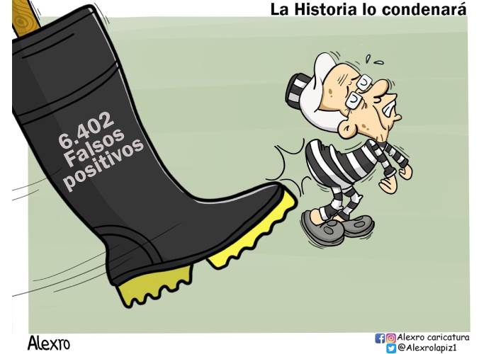 Caricatura: La historia lo condenará
