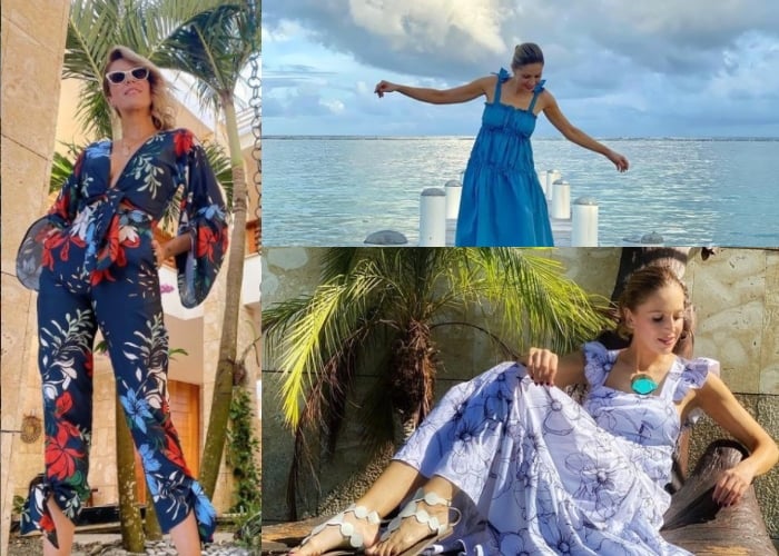 Las lujosas vacaciones de Alejandra Azcarate en Punta Cana