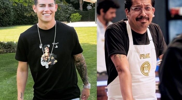  - Hasta James Rodríguez sucumbe al encanto de Frank Martínez de Masterchef