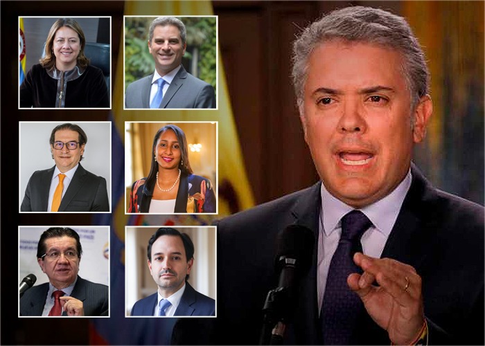 Duque se lleva a casi la mitad de su gabinete a Corea del Sur