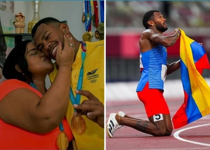 VIDEO: La emoción incontenible de la madre de Anthony Zambrano tras ver a su hijo en el podio de Tokio 2020