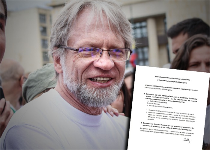 Mockus mete mano a la división de los verdes