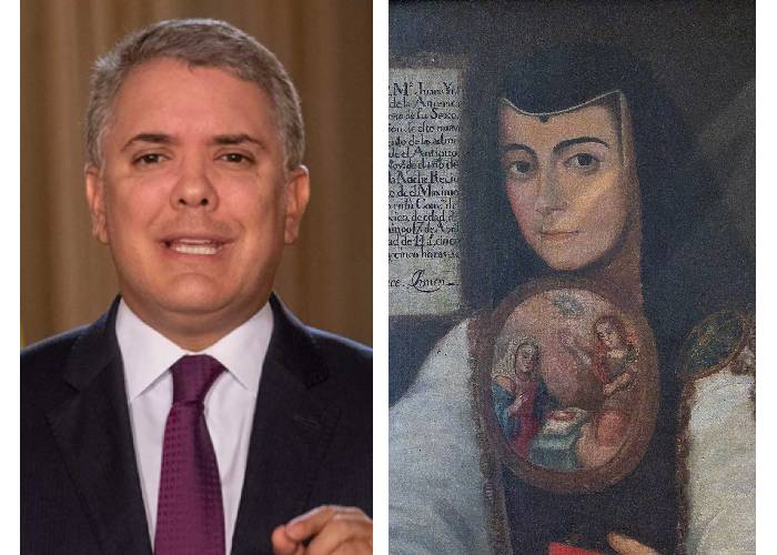 Iván Duque plagia a Sor Juana Inés de la Cruz