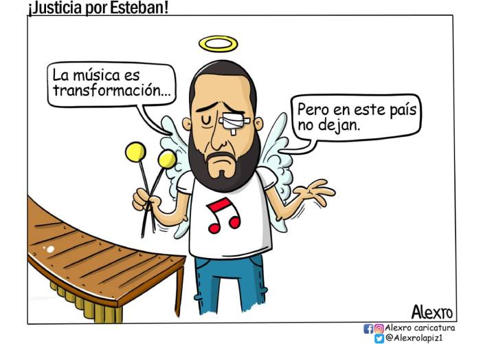 Caricatura: ¡Justicia por Esteban!