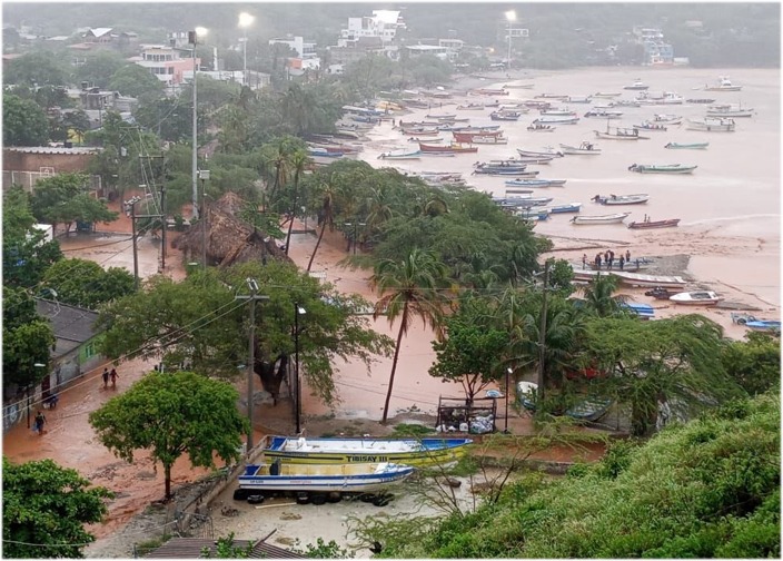 Taganga bajo el agua. VIDEO